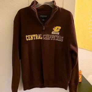 Central Michigan half zip